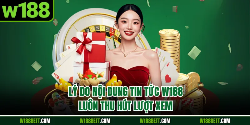 Lý do nội dung tin tức W188 luôn thu hút lượt xem